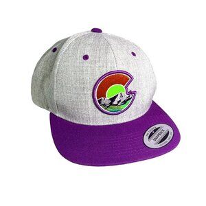 Colorado C Nature 210 Fitted Flat Bill Snapback Hat (NWOT)